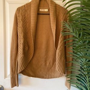 Gold/Khaki Faded Glory cardigan